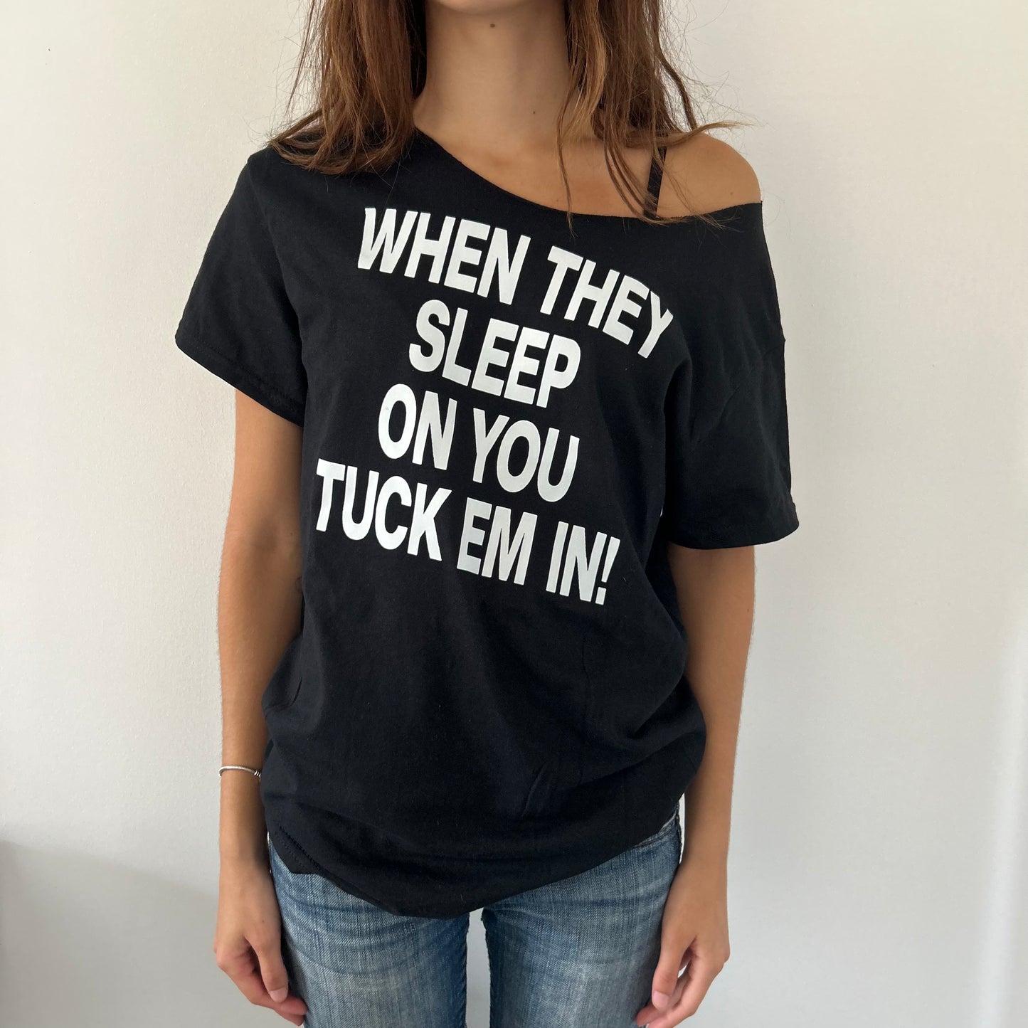 When They Sleep On You Off The Shoulder Top
