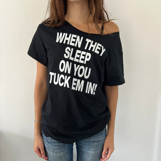 When They Sleep On You Off The Shoulder Top